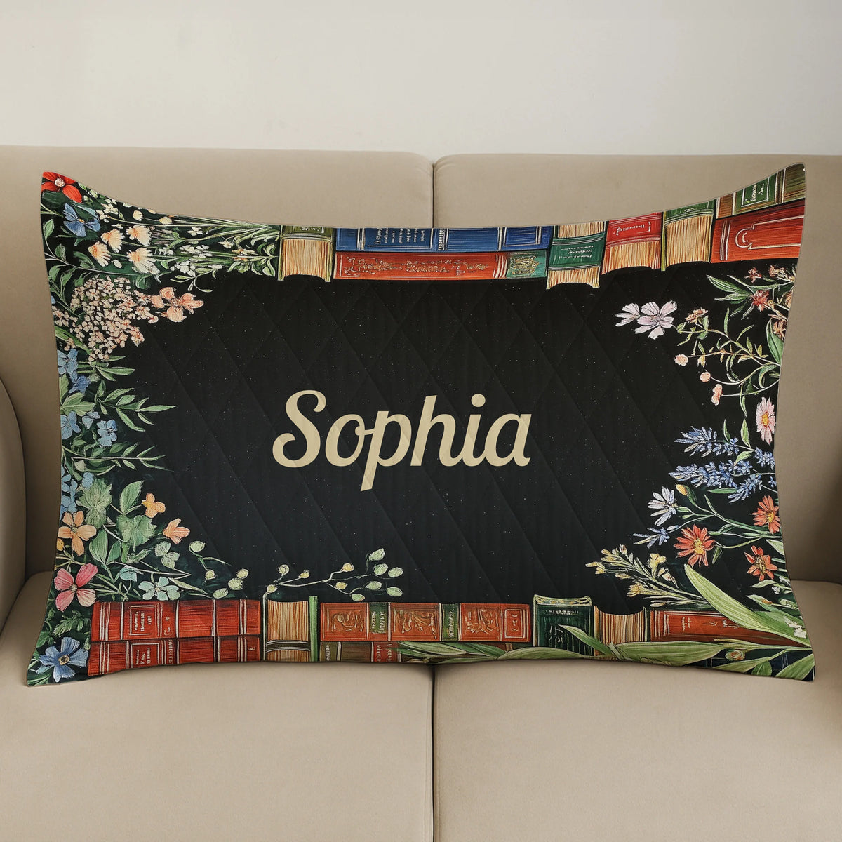 Just A Woman Who Loves Books - Book Lovers Bedding Decor - Custom Quilt Set
